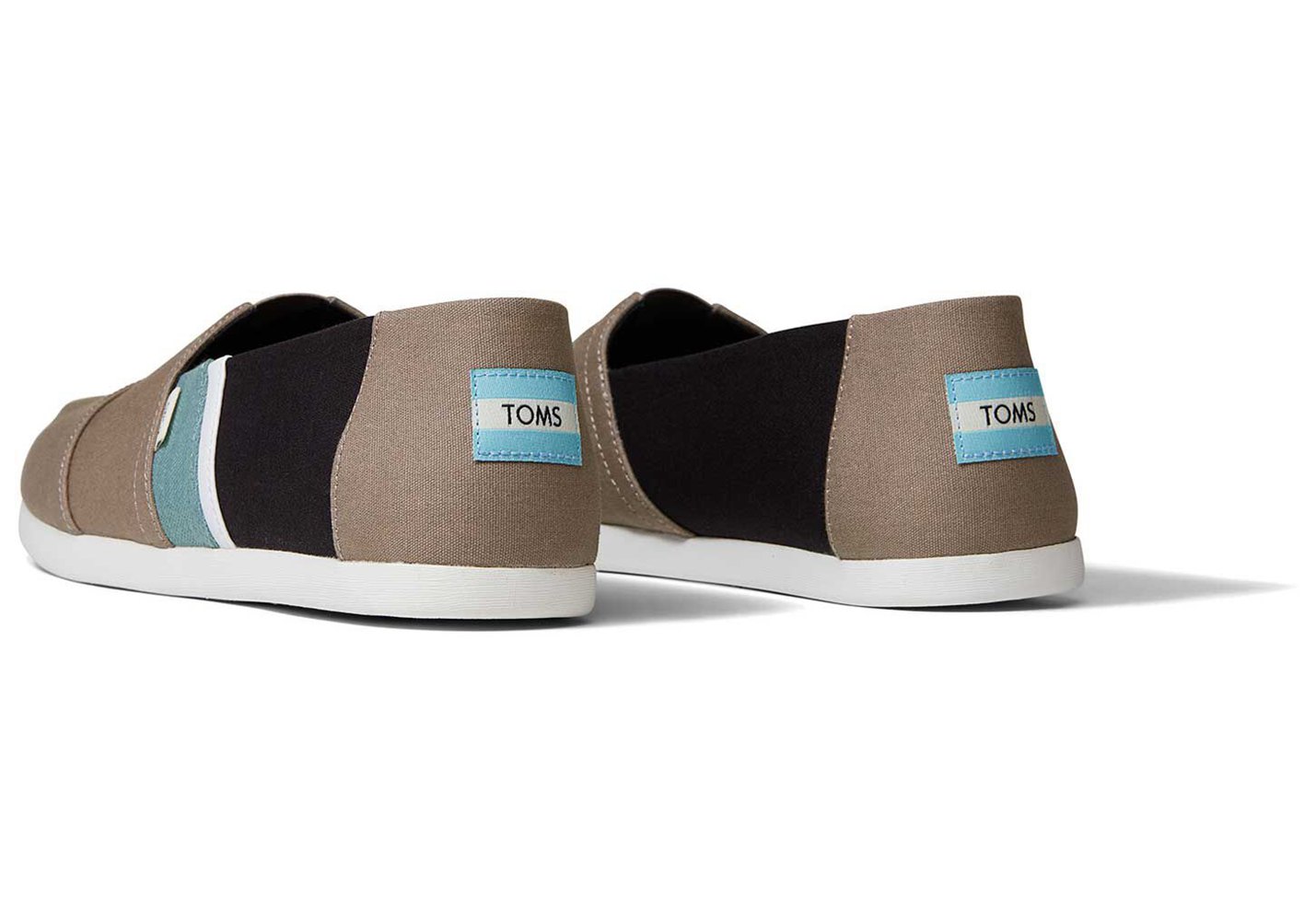 Toms Espadryle Męskie Brązowe - Alpargata Color Block - 48GBNMCQH